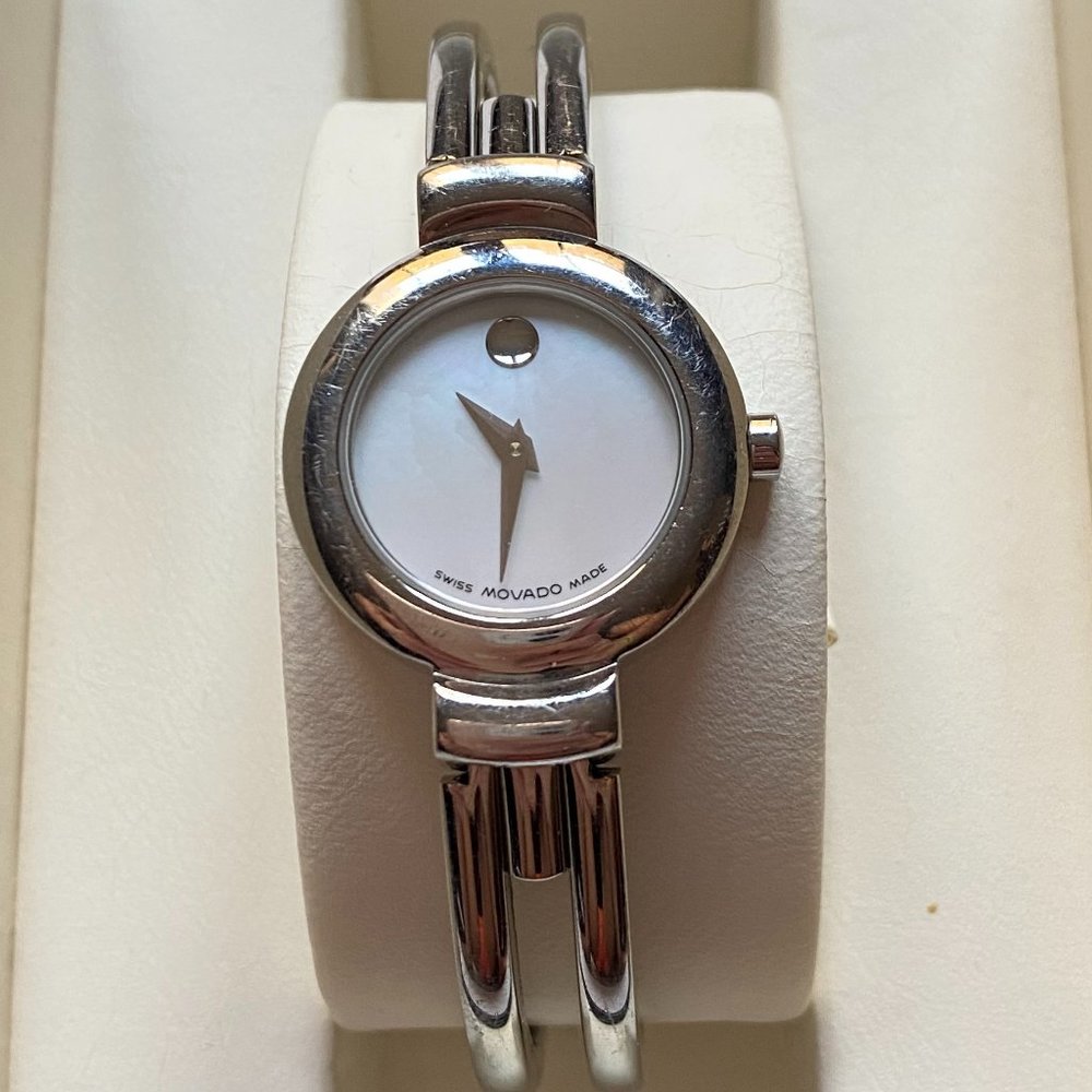 Movado Mother of Pearl Stainless Steel Harmony